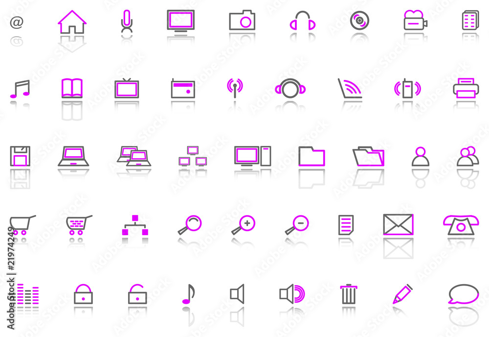 Web icons, vector illustration Web icons, vector illustration