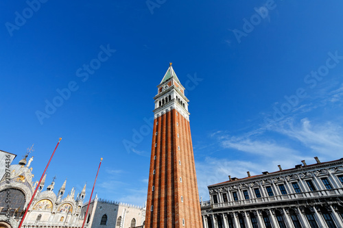Bell tower, piazza san marco, Venice photo