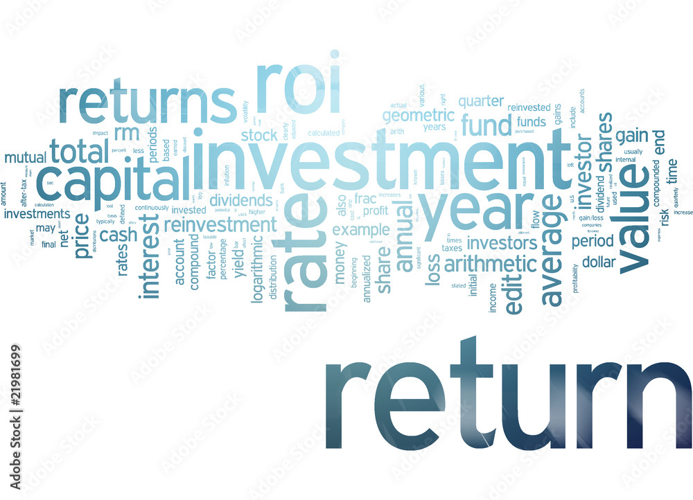 Return on investment (ROI)