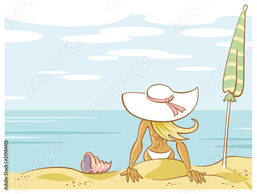 becoming tanned