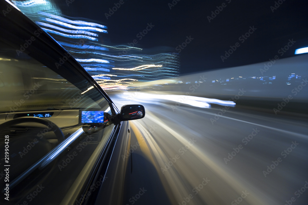 Obraz premium NIGHT SPEED