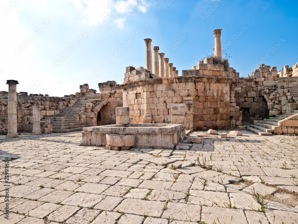 Roman temple, Jerash