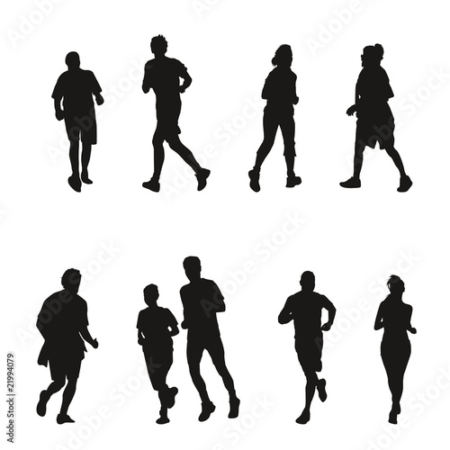 Collection de silhouettes