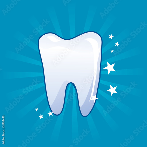 tooth icon - vector illustration
