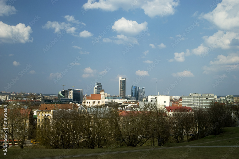 Scyscrapers in Vilnius, Lithuania Scyscrapers in Vilnius, Lithuania