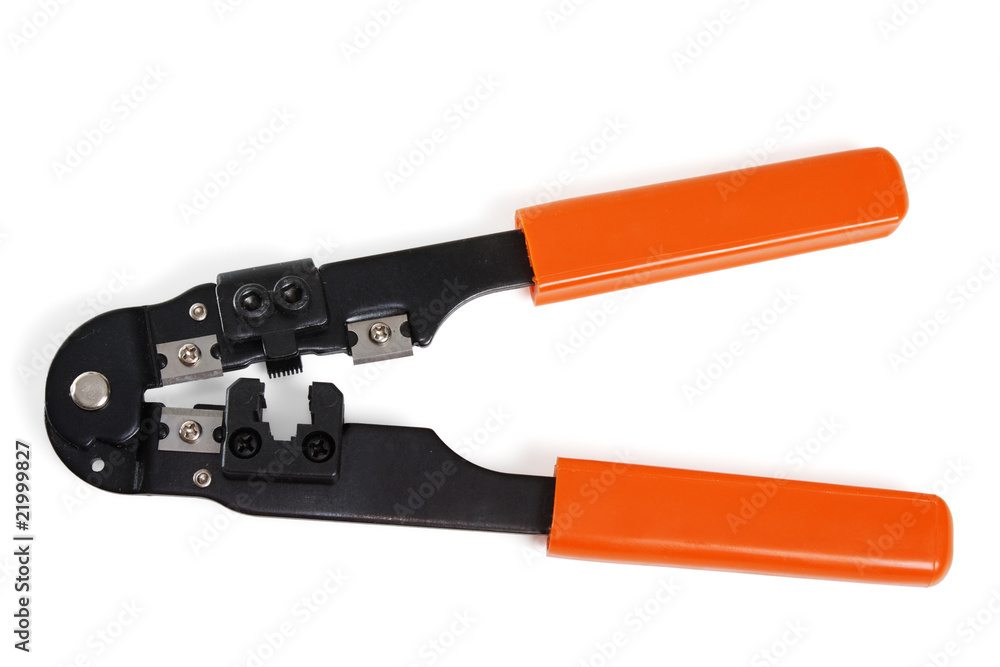 Ethernet plug crimp tool Ethernet plug crimp tool