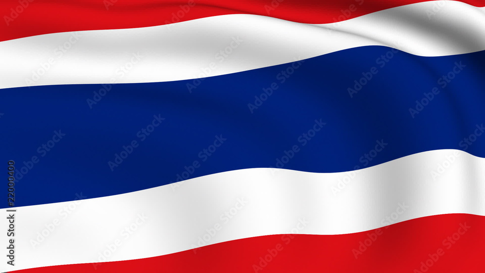 Flying Flag of THAILAND | LOOPED | Flying Flag of THAILAND | LOOPED |