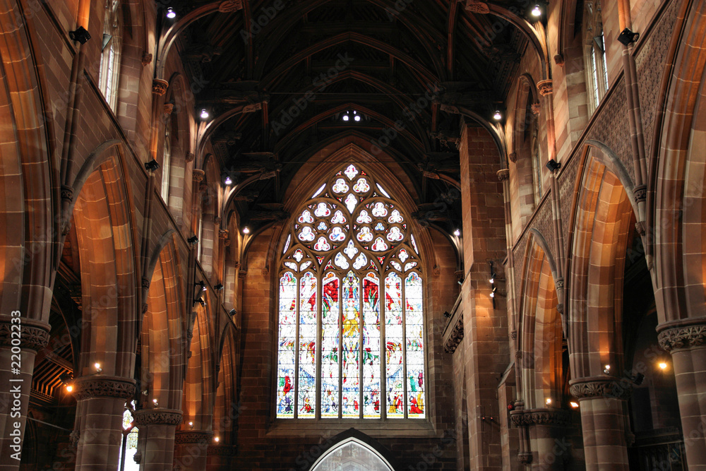 Birmingham church interior (St. Martin in Bull Ring)