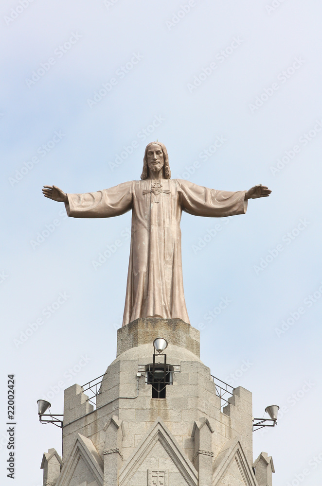 Sagrat Cor's Jesus Christ statue