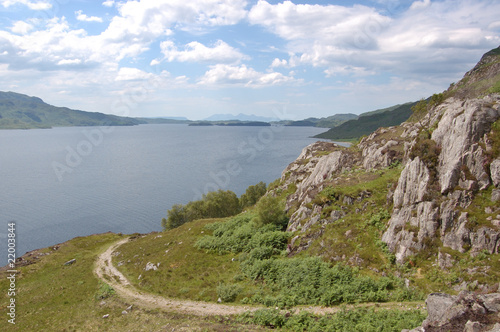 Loch Morar with Rum in the distance © Iain Frazer