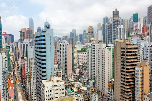 China, Central  Hong  Kong  skyscrapers © claudiozacc