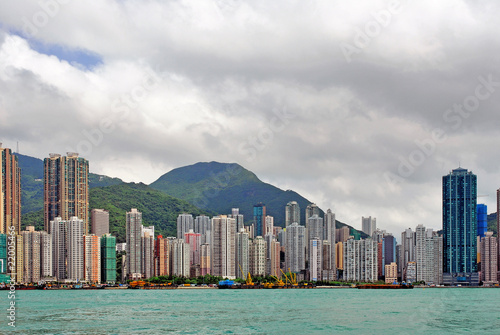 China  Hong Kong waterfront buildings