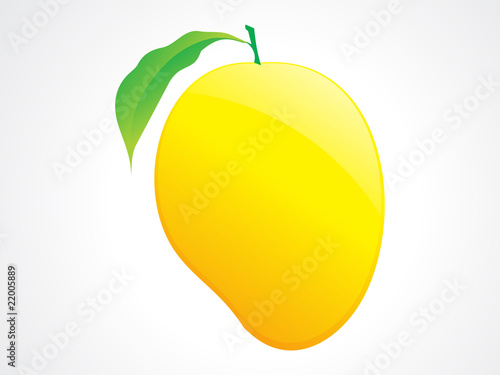 mango fruit and leaf