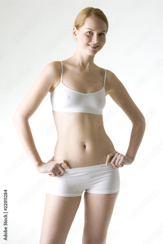 Fototapeta premium woman wearing underwear
