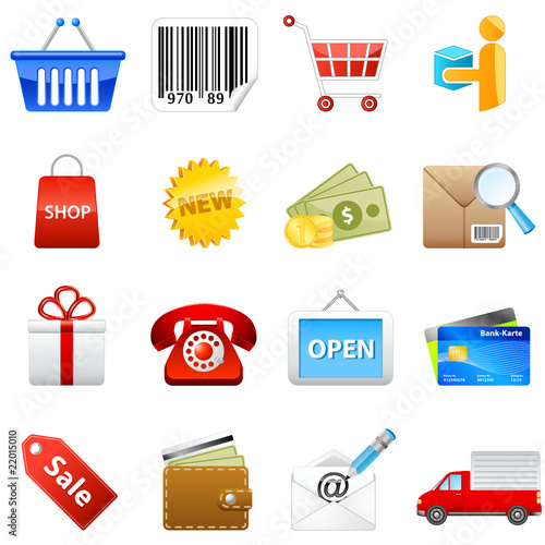 Shopping - Vektor Icons