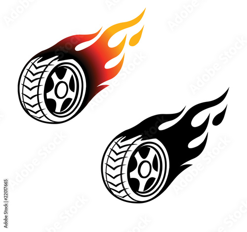Burning wheel