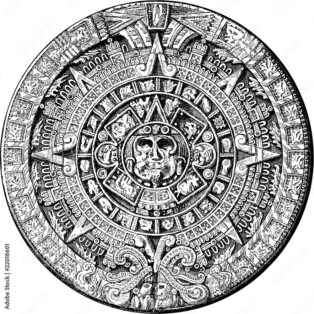 Calendario Messico Azteco Maya
