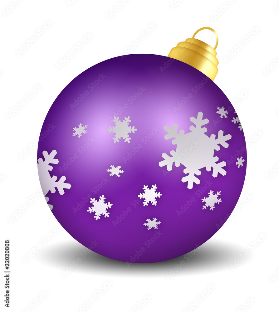 x-mas ball - violet x-mas ball - violet