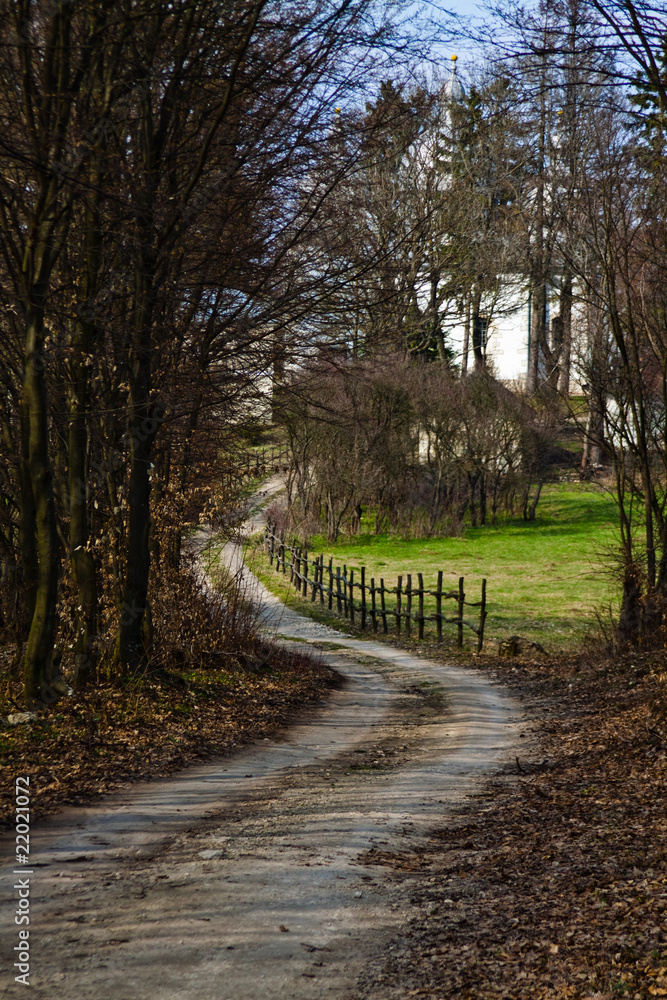 Road to church Road to church