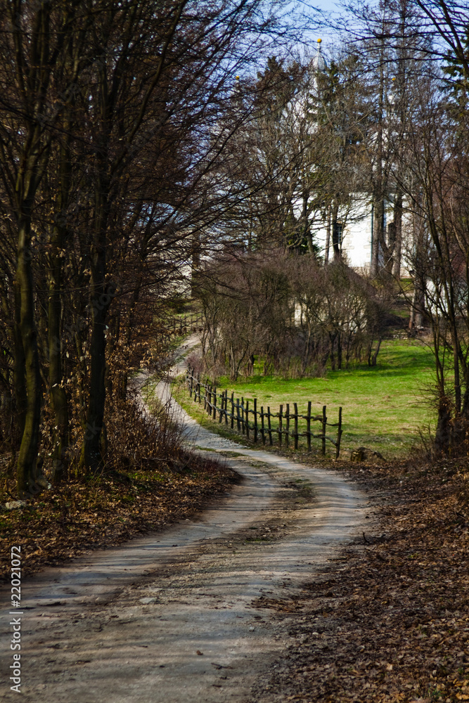 Road to church