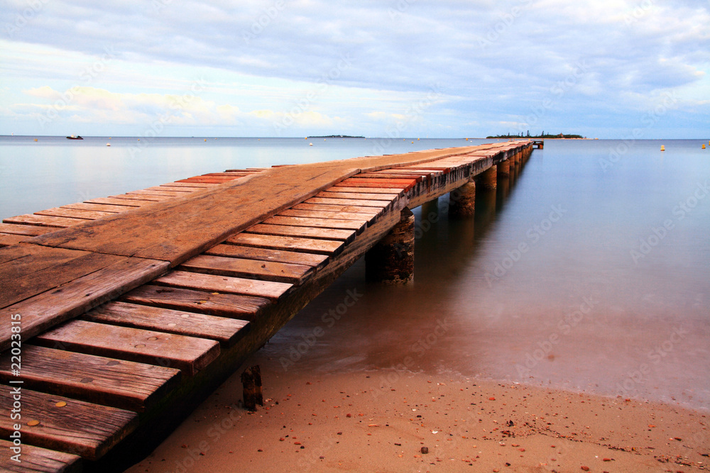 Wooden Harbour at New Caledonia