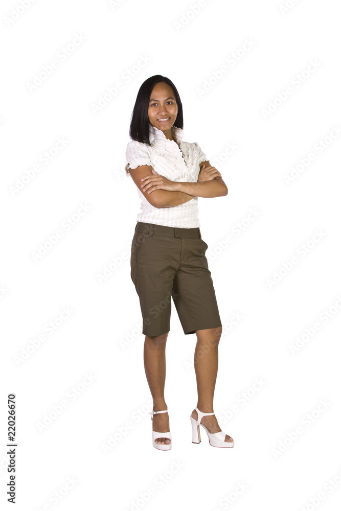 Beautiful Girl Standing Up