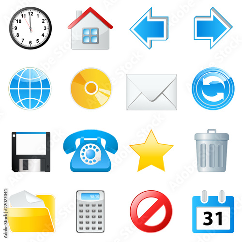Homepage-Icons - Vektor Illustration