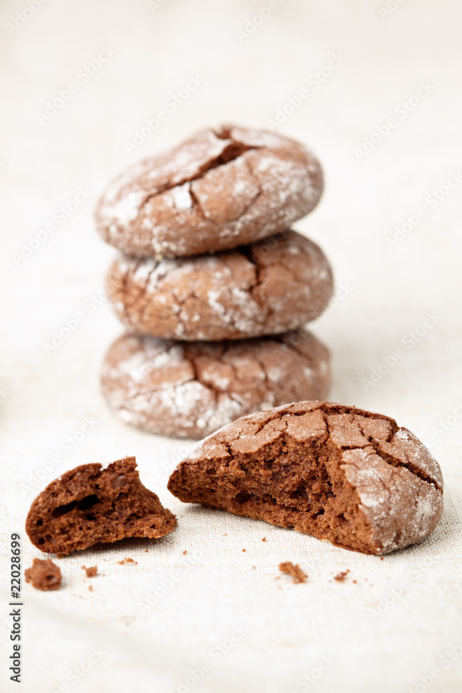 Chocolate crinkles Chocolate crinkles