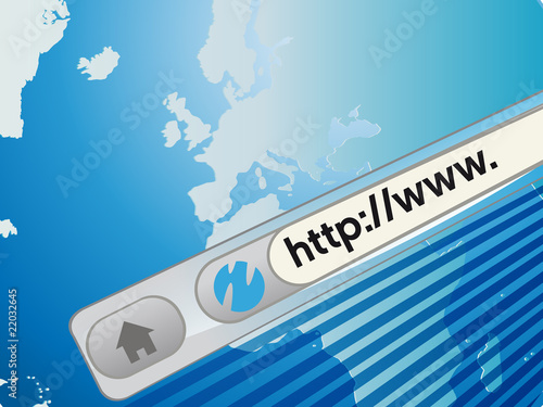 adresse internet vector