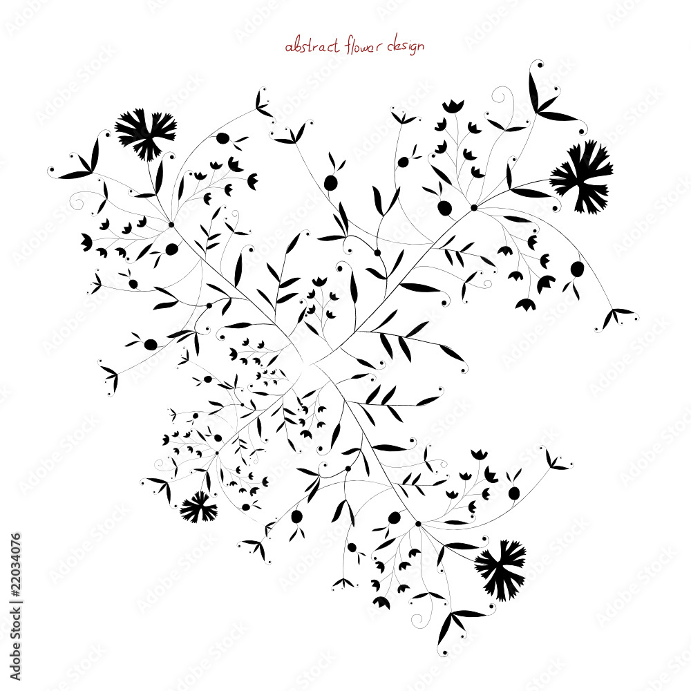 Abstract flowers background with place for your text Abstract flowers background with place for your text