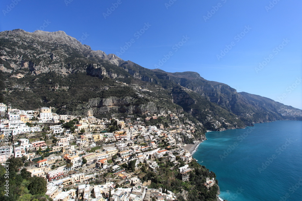 Positano, Italian resort forming the world heritage Amalfi coast