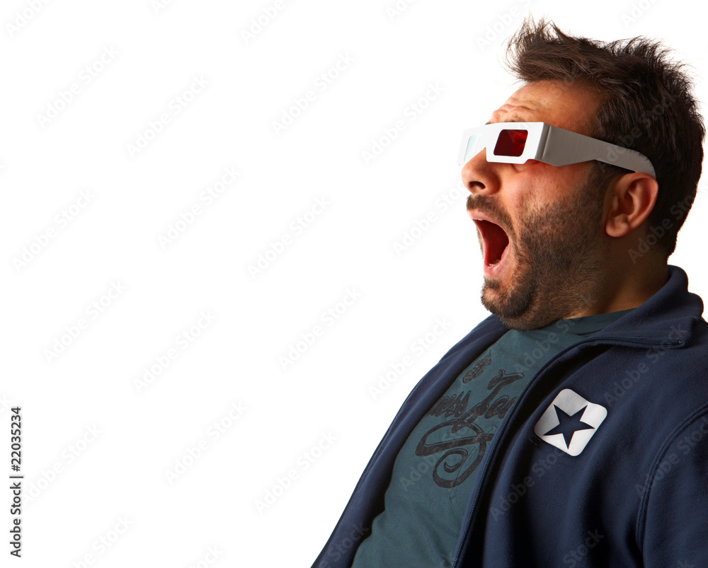 Obraz premium SHOUT THREE-DIMENSIONAL