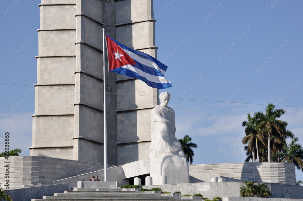Naklejka premium José-Marti-Denkmal