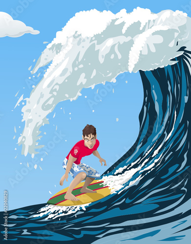 Big wave surfer