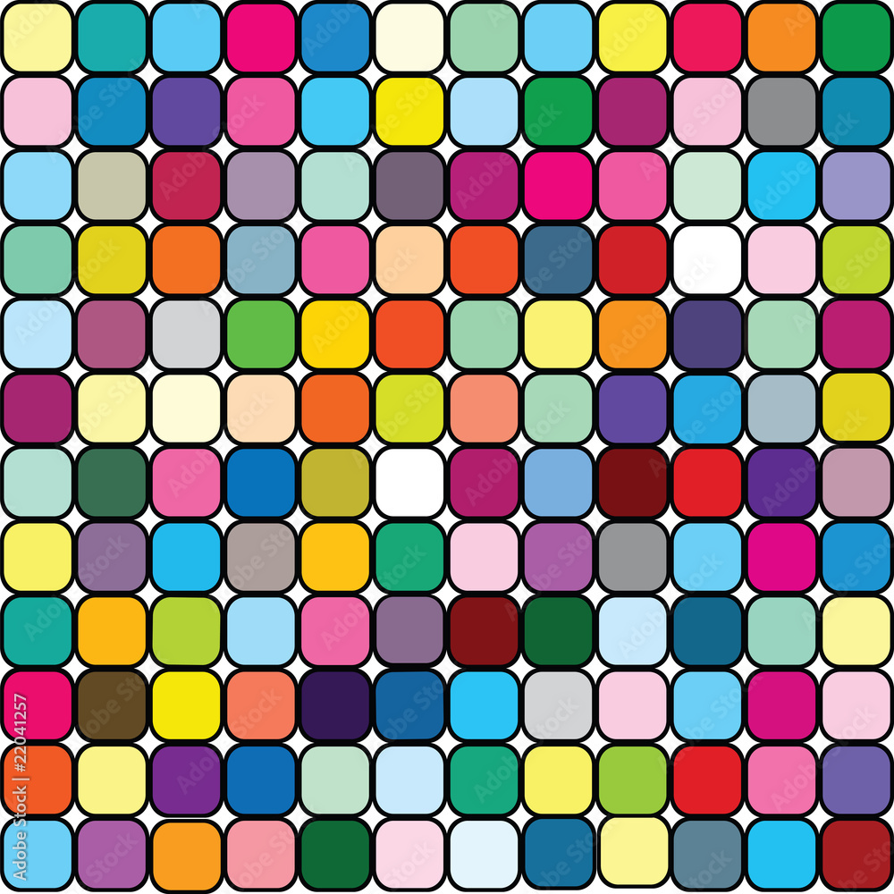 Happy background in colored squares Happy background in colored squares