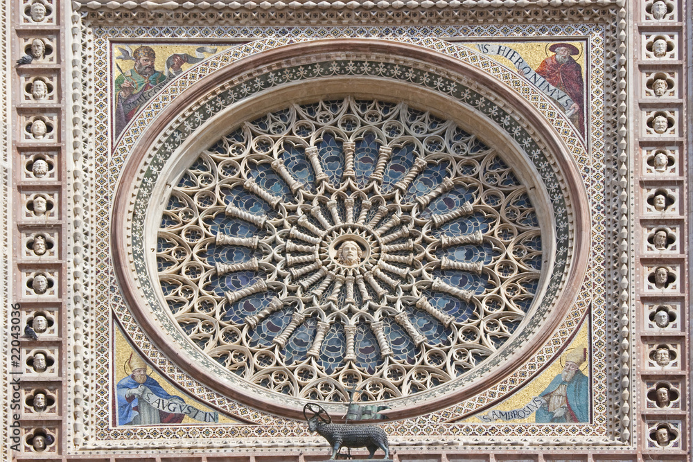 Orvieto - Detailansicht des Domes