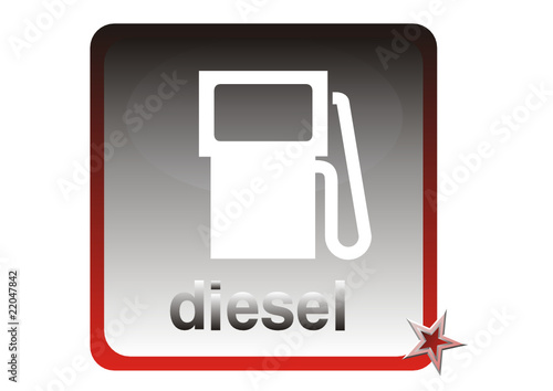Auto - Tankstelle für Diesel
