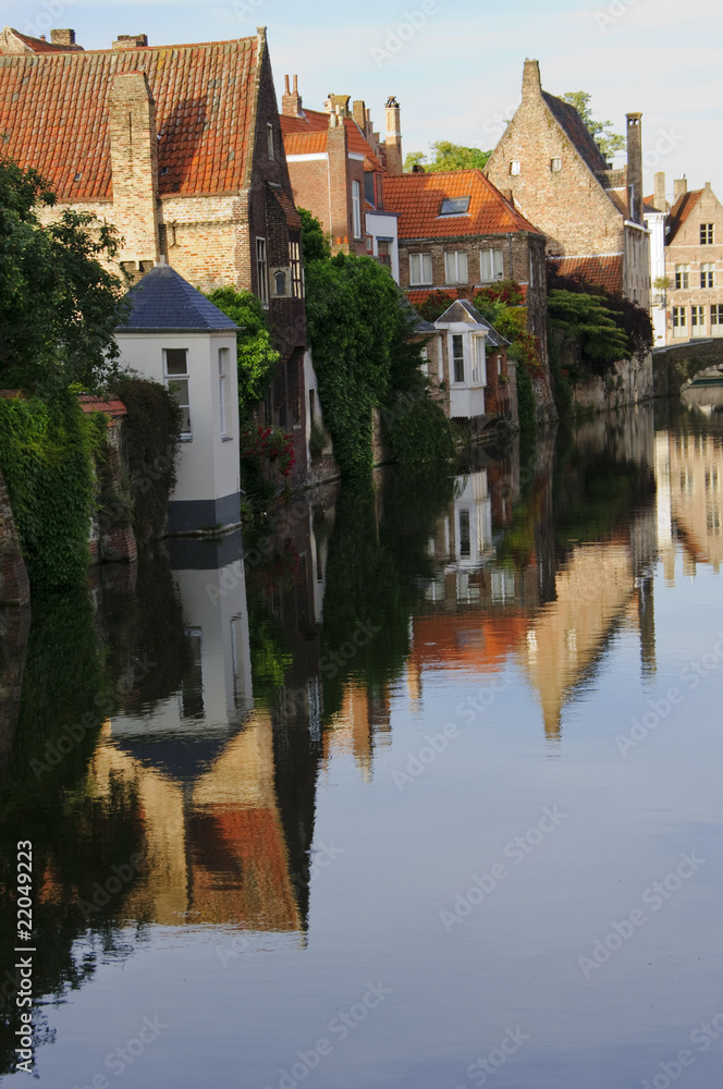 Bruges Canal reflection