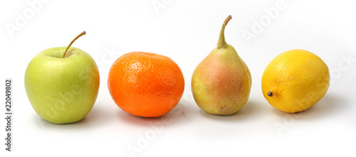Fototapeta Naklejka Na Ścianę i Meble -  The closeup of various fruits