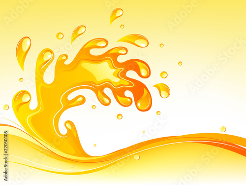 orange wave