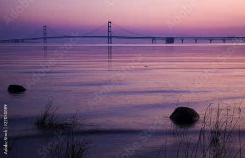 Mackinac Bridge in Michigan photo