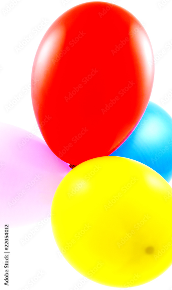 des ballons multicolores des ballons multicolores