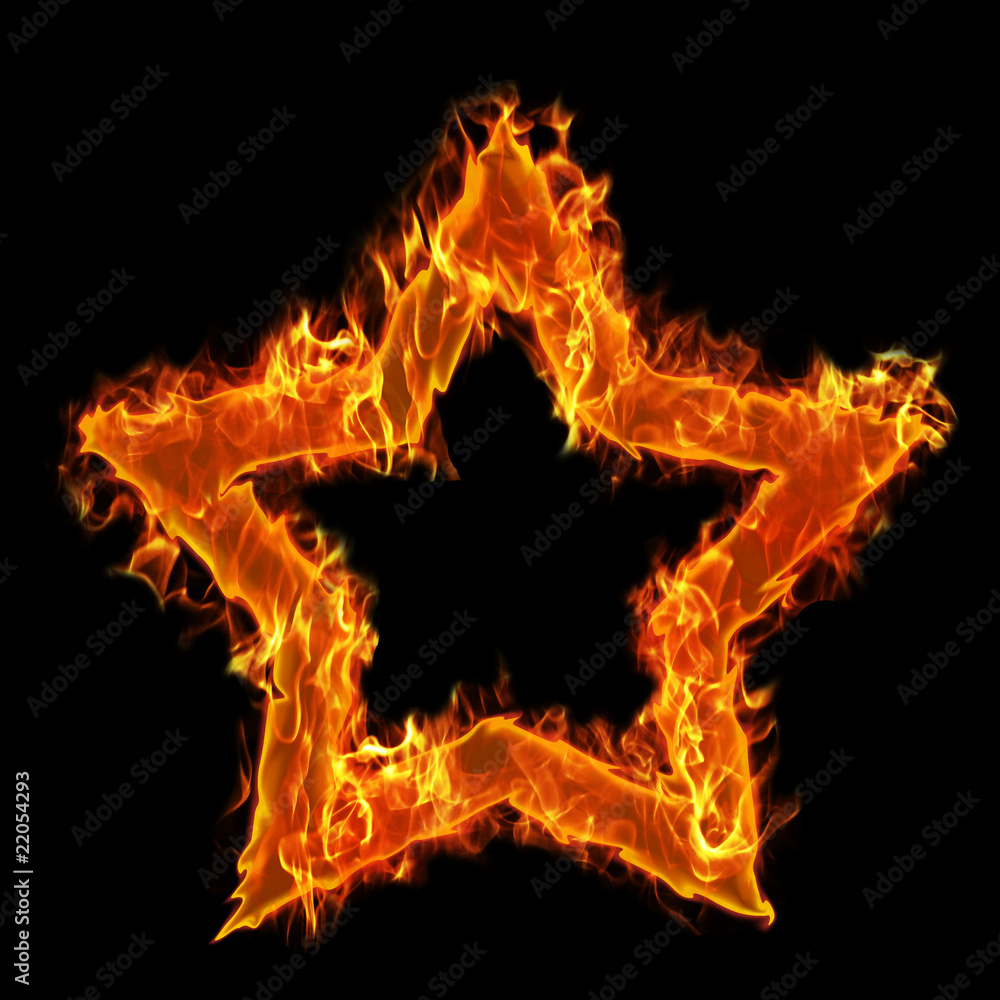 Fototapeta premium Burning Star