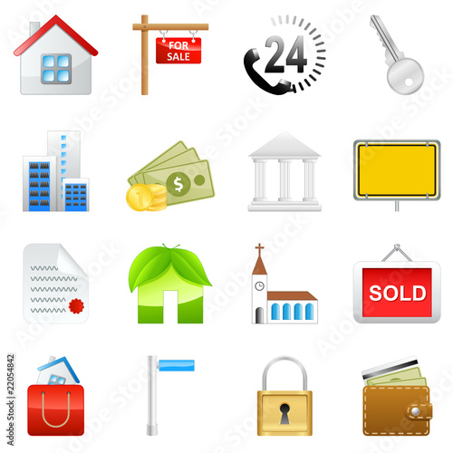 Immobilien Icons