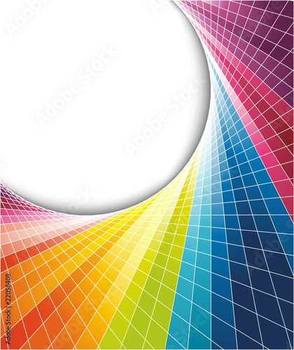 Rainbow colorful background with optical effect