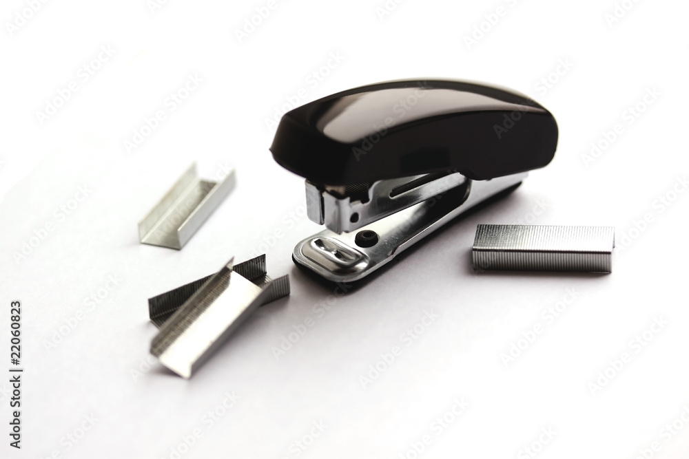 Black stapler (small depth of sharpness) Black stapler (small depth of sharpness)