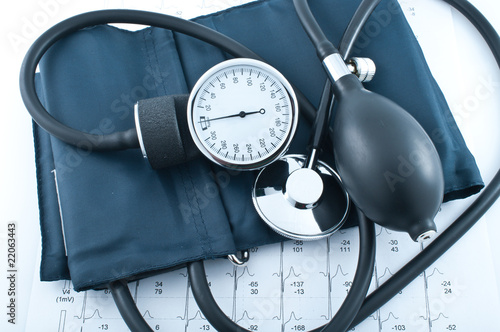 Manometer, stethoscope