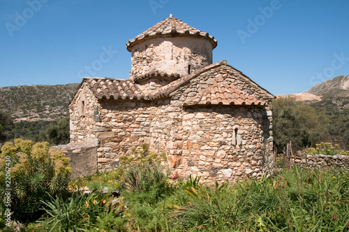 Ancient chapel in Naxos island