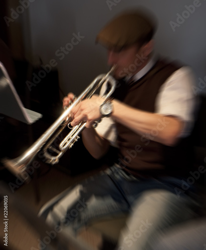 Jazz trumpeter
