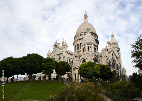 View on Basilique of Sacre Coeur, Montmartre, Paris © Andrey Bandurenko